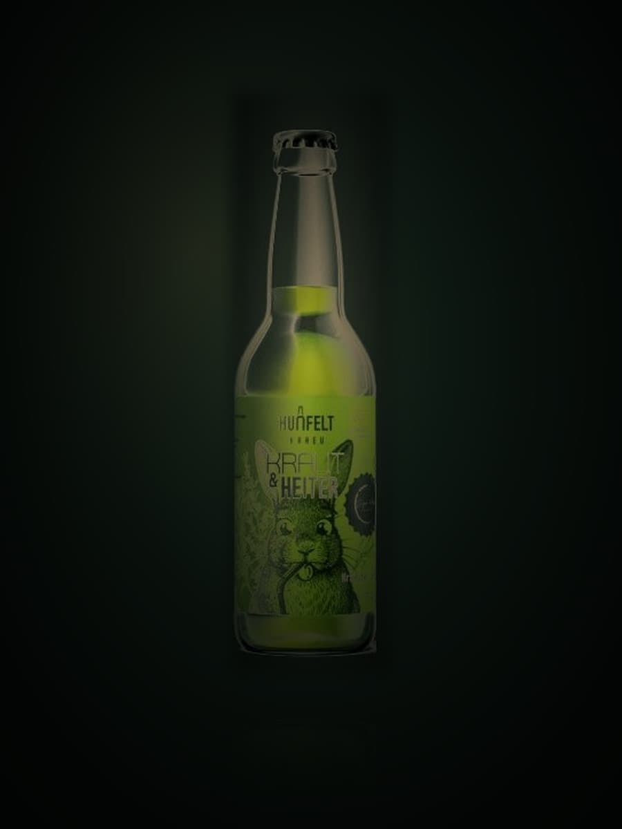 Kraut & Heiter — Kräuterlimonade Flasche