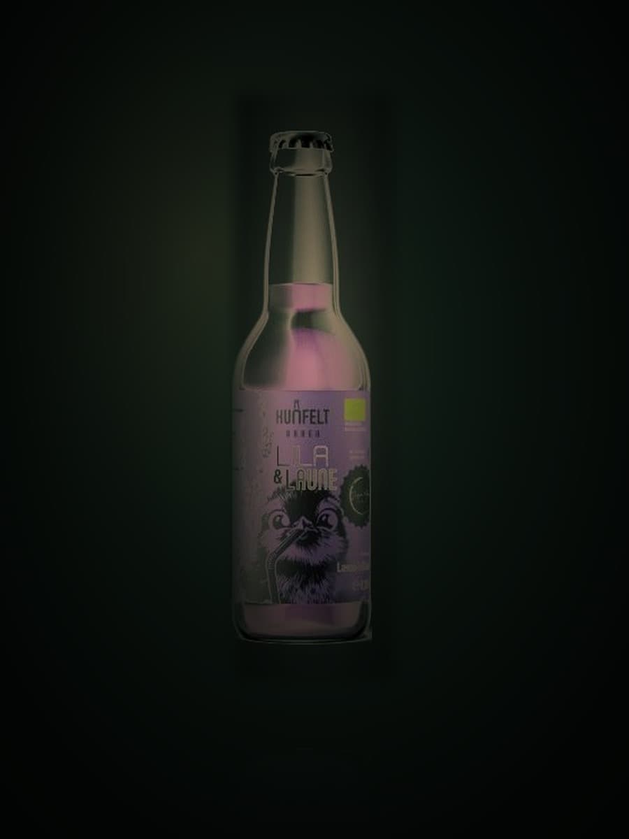 Lila & Laune — Lavendellimonade Flasche